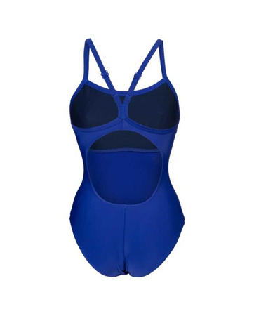Strój kąpielowy damski Arena Women's Solid Swimsuit Lightdrop Back Neon Blue