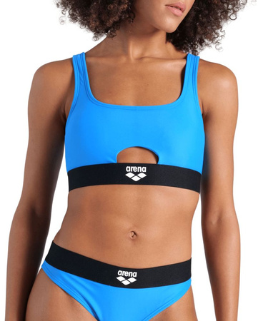 Strój kąpielowy damski dwuczęściowy Arena Women's Logo Tape Bikini Bralette Blue China