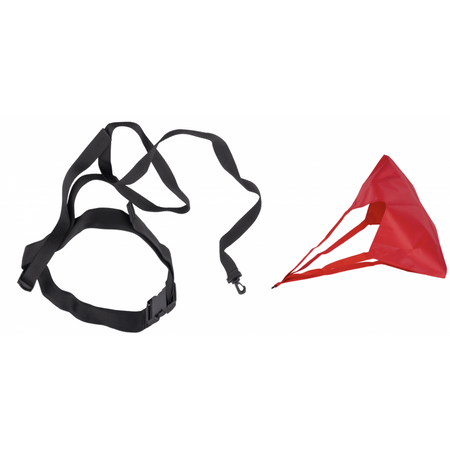 Spadochron oporowy treningowy z pasem Aqua-Sport Swim Parachute