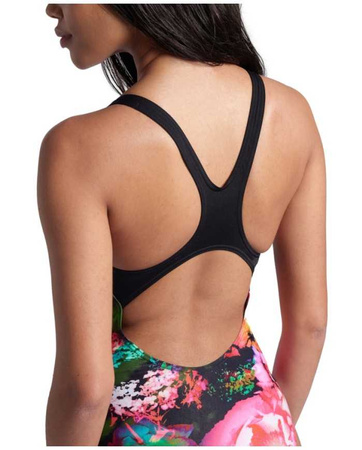 Strój kąpielowy damski Arena Women's Swim Pro Back Roseland Black Multi