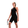 Strój startowy damski Speedo LZR Ignite Open back Black