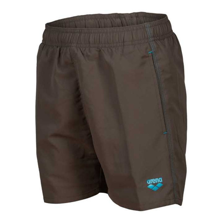 Spodenki szorty chłopięce Arena Boy's Beach Boxer Solid Junior Dark Olive Turquoise
