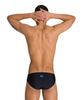 Kąpielówki męskie slipy Arena Men's Starry Brief Black Turquoise