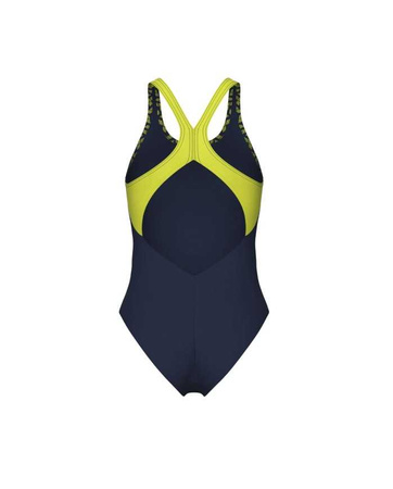 Strój kąpielowy damski Arena Women's Kikko V Back Navy Soft Green