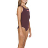 Strój kąpielowy dziewczęcy Arena Girl's Solid Swim Pro Junior Red Wine-Shiny Pink