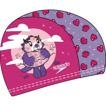 Czepek pływacki dla dzieci Speedo Print Polyester Pink