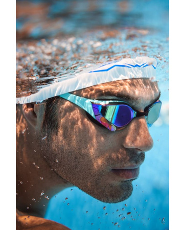 Okulary pływackie Arena Cobra Edge Swipe Mirror Emerald Peacock Black