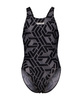 Strój kąpielowy dziewczęcy Arena Girl's Escape Swim Tech L Black Team Black
