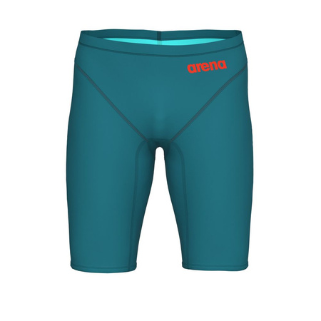 Strój startowy męski Arena Men's Powerskin Impulso Limited Edition  Jammer Biscay Bay-Cherry 