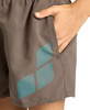 Spodenki szorty chłopięce Arena Boy's Junior Beach Short Logo Dark Olive