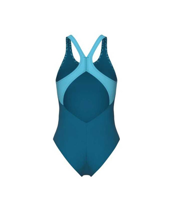 Strój kąpielowy damski Arena Women's Kikko V Back Blue Cosmo Water
