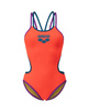 Strój kąpielowy damski treningowy Arena Women's One Double Cross Back One Piece Coral Purple