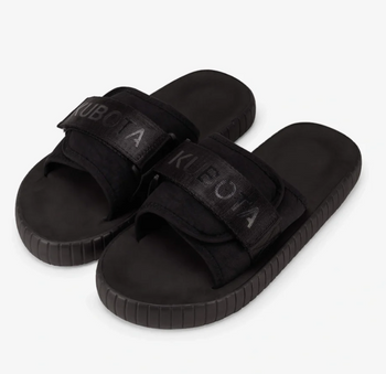 Klapki basenowe Kubota Unisex Rzep 2.0 Tech Czarne
