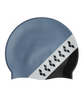 Czepek pływacki silikonowy na basen unisex Arena Team Stripe Grey