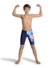 Spodenki kąpielowe chłopięce Arena Boy's Waves Breaking Swim Jammer Navy Multi