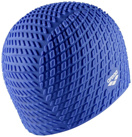 Czepek pływacki silikonowy Arena Bonnet Silicone Cap 3D Bubbles Blue