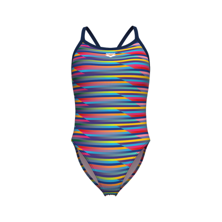 Damski strój kąpielowy na basen jednoczęściowy Arena Racing Stripe