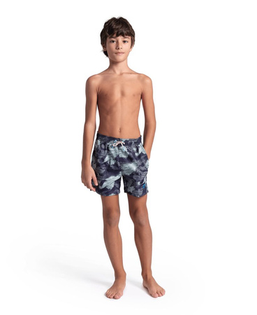 Spodenki szorty chłopięce Arena Boy's Beach Boxer Asphalt Multi
