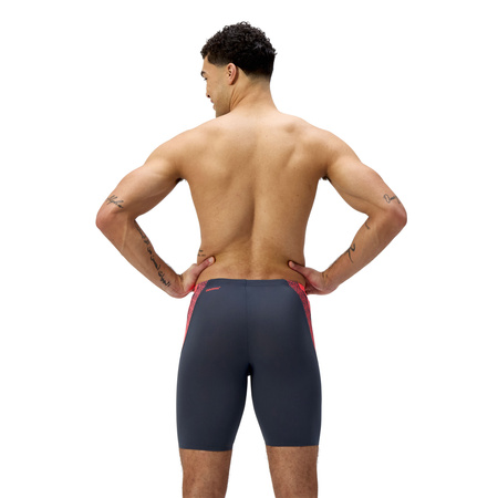 Kąpielówki męskie spodenki kąpielowe Speedo Jammer HyperBoom Grey Red