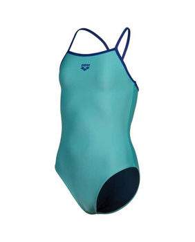 ARENA STROJE PŁYWACKIE GIRL'S ARENA SWIMSUIT LIGHT DROP SOLID WATER NEON BLUE 005919/880 140 (10-11)