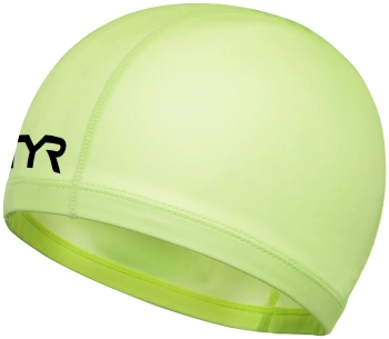 Czepek pływacki na basen unisex TYR Hi-Vis Warmwear Cap Green