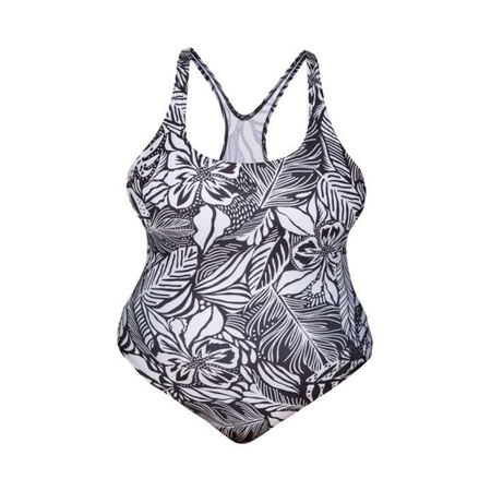 Strój kąpielowy damski Arena Swim Pro Back Allover Plus Black Multi