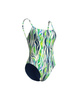 Strój kąpielowy damski Arena Women's Tie BackWater Print Swimsuit