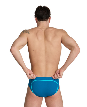 Kąpielówki męskie slipy kąpielowe treningowe na basen Arena Profile Blue