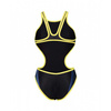 Strój kąpielowy damski Arena Women's One Swimsuit Tech One Back Placement Black-Multi