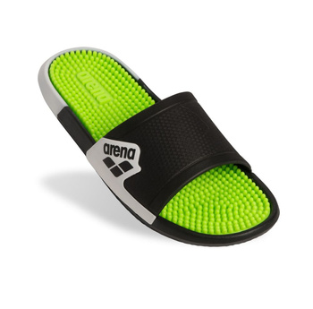 Klapki basenowe dla dorosłych unisex Arena Marco Active Lime Black White