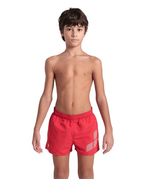 Szorty kąpielówki chłopięce Arena Boy's Beach Short Logo Red White