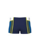 Kąpielówki bokserki męskie Arena Men's Icons Swim Short Panel Blue River Navy White Soft Green