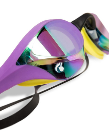 Okulary pływackie Arena Cobra Ultra Swipe Mirror Emerald Plum Cyber Lime