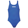 Strój kąpielowy dziewczęcy Arena Girl's Solid Swim Tech Royal White