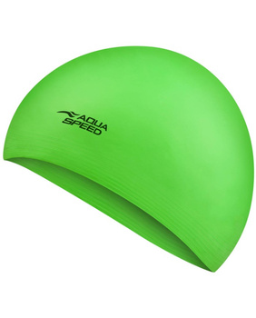 Czepek pływacki unisex Aqua Speed Soft Latex Fluo Green kol.04