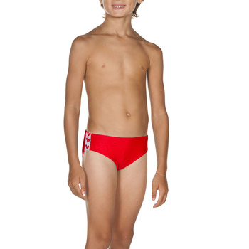 Kąpielówki chłopięce slipy kąpielowe sportowe na basen Arena Team Fit Red