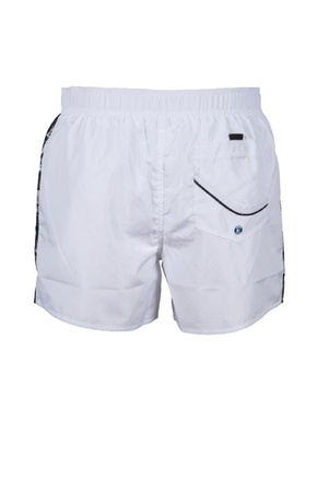 Spodenki szorty męskie Arena Men's Icons Team Stripe Short White Black Multi
