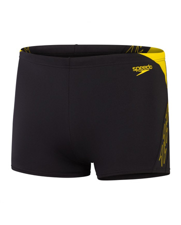 Kąpielówki męskie bokserki Speedo HyperBoom Splasht Black Yellow