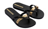 Klapki japonki damskie Ipanema Kirei Fem Black Gold