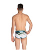 Kąpielówki męskie Arena Men's Planet Swim Low Waist Short Blue Cosmo White Multi