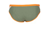 Kąpielówki slipy męskie Arena Men's Team Stripe Brief Army Tangerine