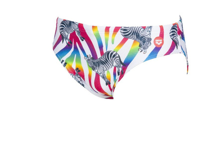 Kąpielówki męskie slipy Arena Men's Crazy Zebras Brief Provenza Multi