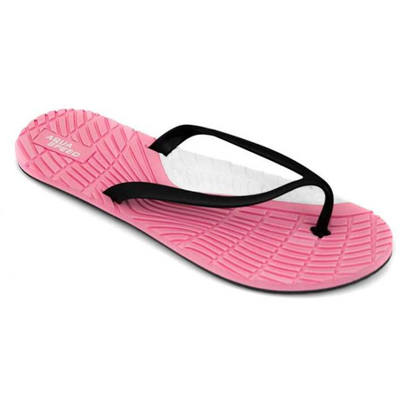 Klapki japonki damskie na basen Aqua-Speed Women Bahama Pink Black White
