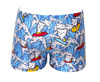 Kąpielówki bokserki chłopięce Arena Boy's Surging Kids Short  Turquoise Multi