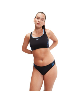 Strój kąpielowy dwuczęściowy damski Speedo Placement 2 Piece Black