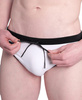 Kąpielówki slipy męskie Arena Men's Classic Swim Brief White Black