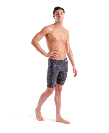 Kąpielówki męskie Arena Men's Fireflow Swim Jammer Black Team Black
