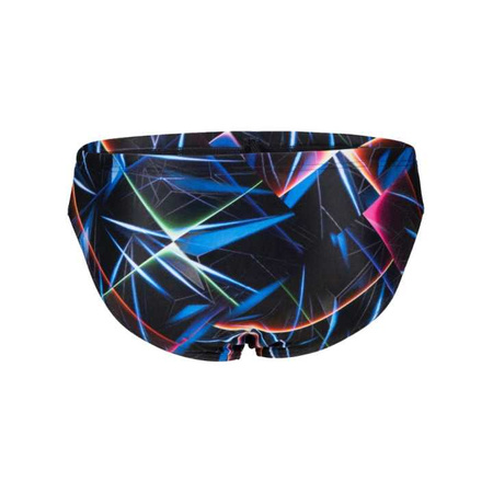 ARENA STROJE PŁYWACKIE MEN'S SWIM BRIEFS ALLOVER BLACK MULTI
