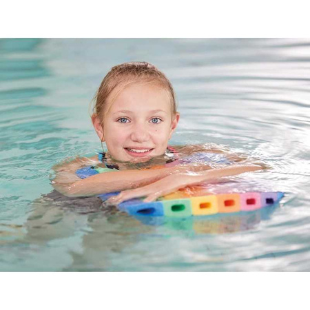 Deska wypornościowa do pływania Comfy Twin Kickboard Colourfull