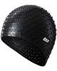Czepek pływacki na długie włosy Aqua-Sport Bubble Cap Active Black